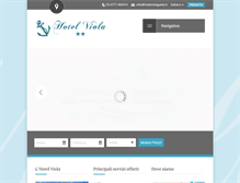 Tablet Screenshot of hotelviolagaeta.it